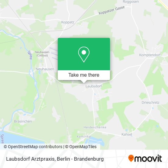 Карта Laubsdorf Arztpraxis
