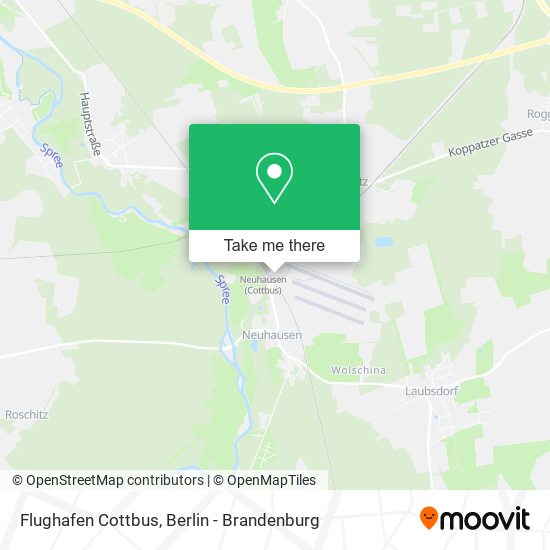 Карта Flughafen Cottbus