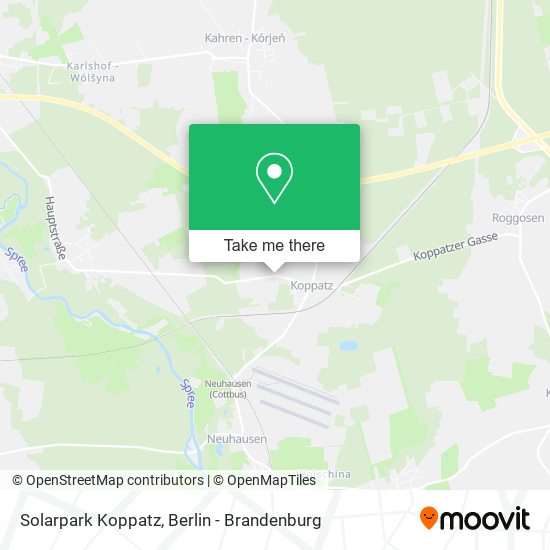 Карта Solarpark Koppatz