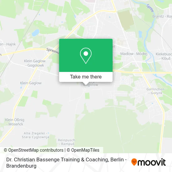 Dr. Christian Bassenge Training & Coaching map