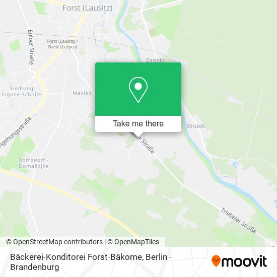 Bäckerei-Konditorei Forst-Bäkome map