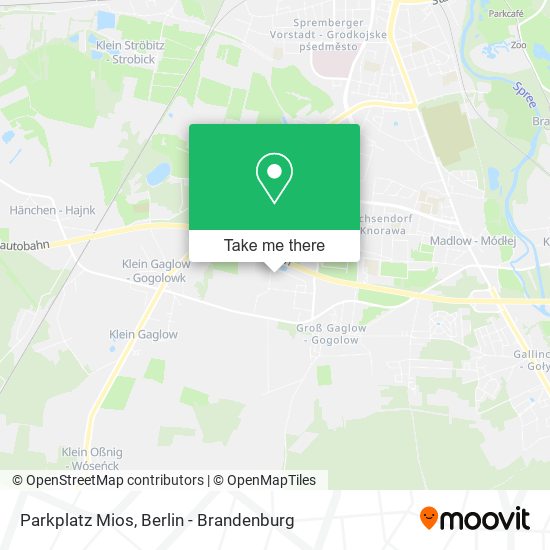 Parkplatz Mios map