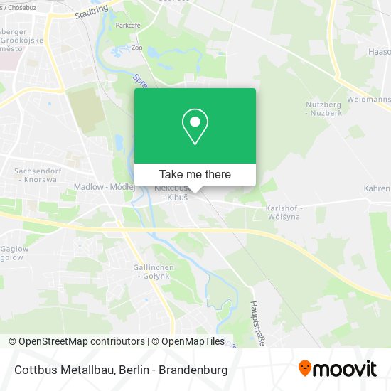 Cottbus Metallbau map