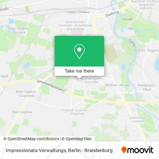 Impressionata Verwaltungs map