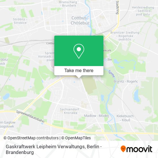 Gaskraftwerk Leipheim Verwaltungs map