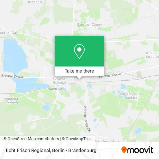 Карта Echt Frisch Regional