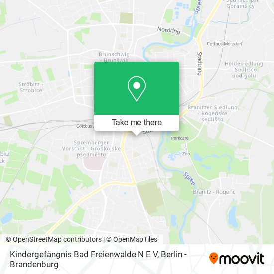 Kindergefängnis Bad Freienwalde N E V map