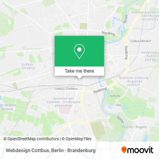 Карта Webdesign Cottbus