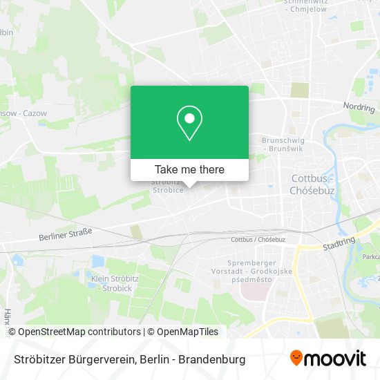 Ströbitzer Bürgerverein map