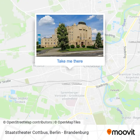 Карта Staatstheater Cottbus