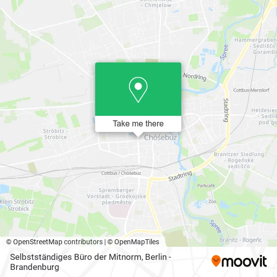 Карта Selbstständiges Büro der Mitnorm