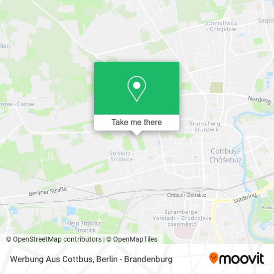 Werbung Aus Cottbus map