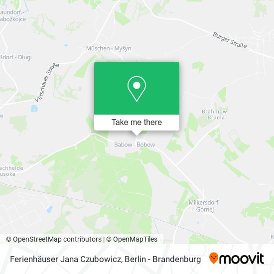 Ferienhäuser Jana Czubowicz map