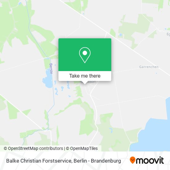 Balke Christian Forstservice map