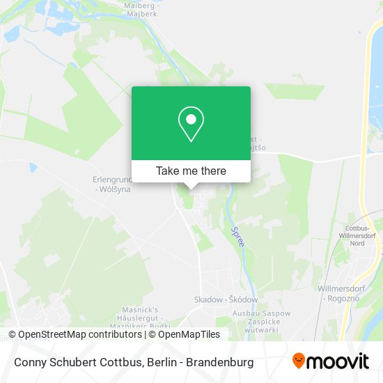 Conny Schubert Cottbus map