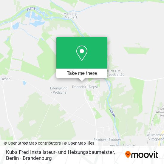 Kuba Fred Installateur- und Heizungsbaumeister map