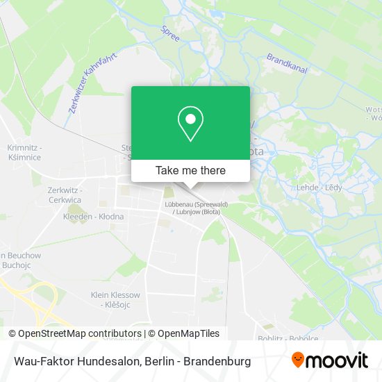 Wau-Faktor Hundesalon map