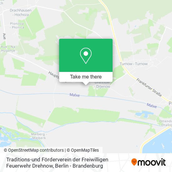 Карта Traditions-und Förderverein der Freiwilligen Feuerwehr Drehnow