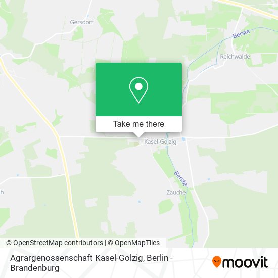 Agrargenossenschaft Kasel-Golzig map