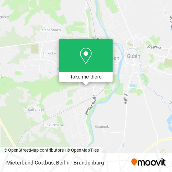 Mieterbund Cottbus map