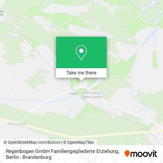 Карта Regenbogen GmbH Familiengegliederte Erziehung