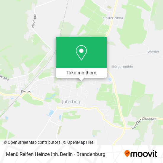 Menü Reifen Heinze Inh map