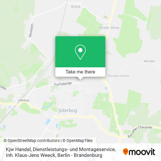 Карта Kjw Handel, Dienstleistungs- und Montageservice, Inh. Klaus-Jens Weeck