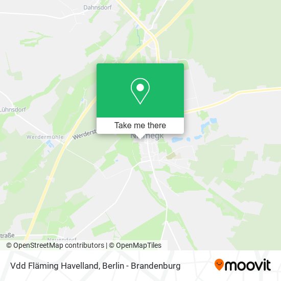 Карта Vdd Fläming Havelland