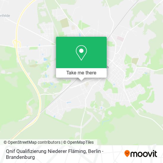 Карта Qnif Qualifizierung Niederer Fläming