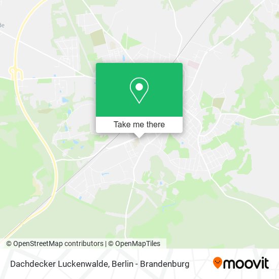 Карта Dachdecker Luckenwalde