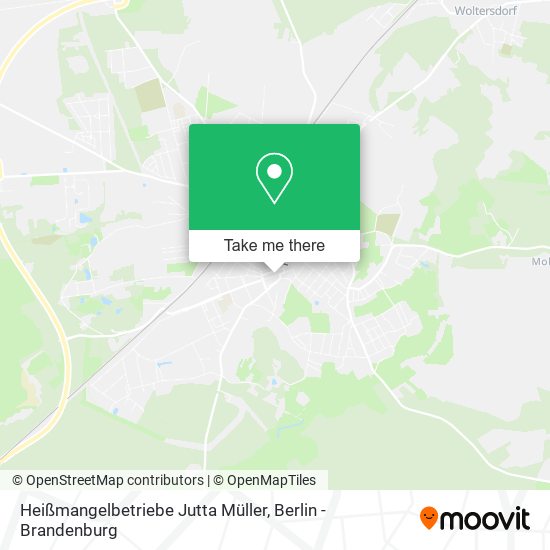 Карта Heißmangelbetriebe Jutta Müller