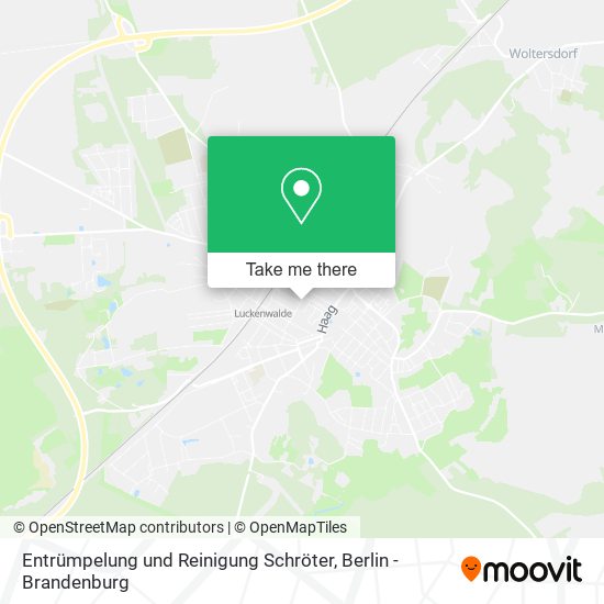 Entrümpelung und Reinigung Schröter map