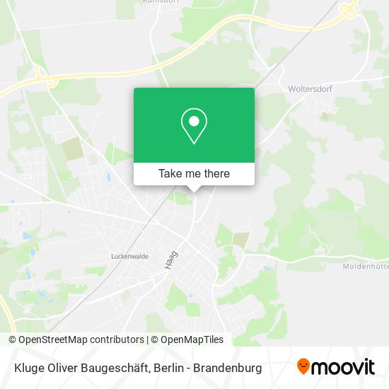Карта Kluge Oliver Baugeschäft