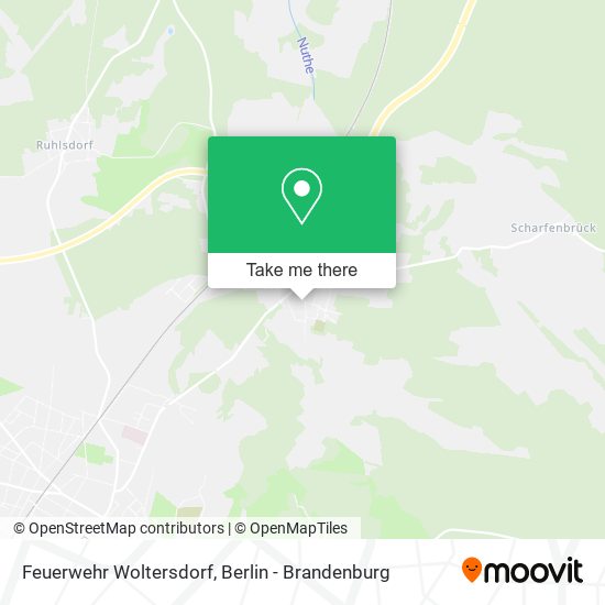Feuerwehr Woltersdorf map
