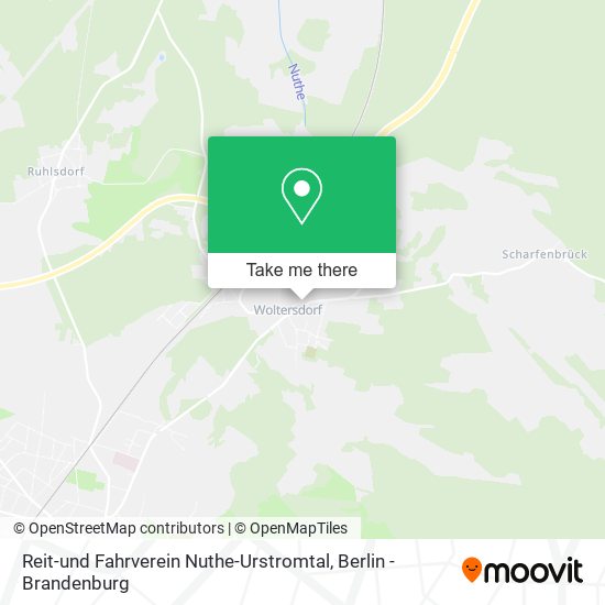 Reit-und Fahrverein Nuthe-Urstromtal map
