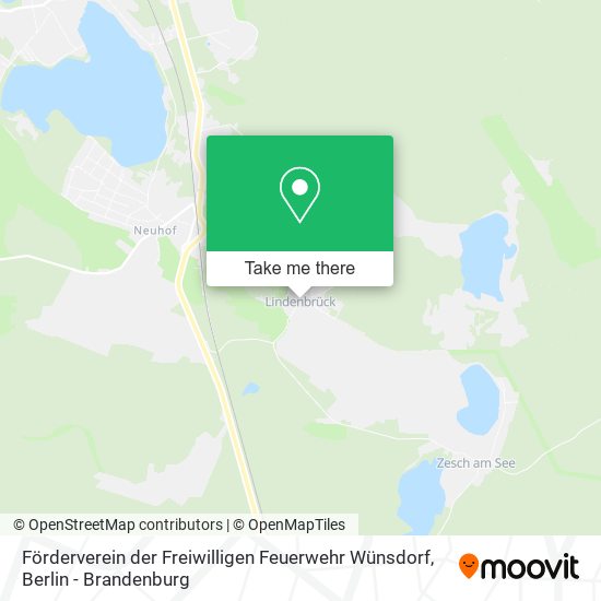 Förderverein der Freiwilligen Feuerwehr Wünsdorf map