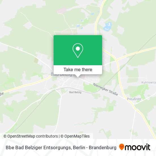 Карта Bbe Bad Belziger Entsorgungs