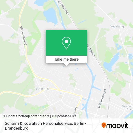 Scharm & Kowatsch Personalservice map