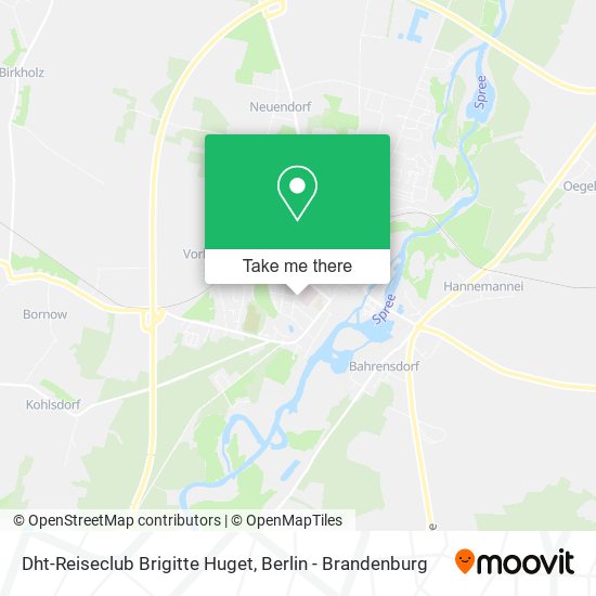 Карта Dht-Reiseclub Brigitte Huget