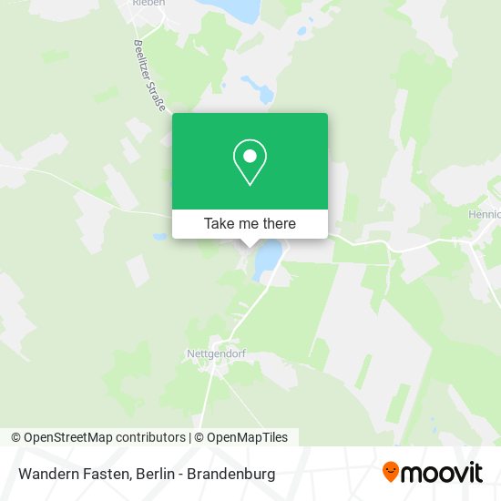 Wandern Fasten map