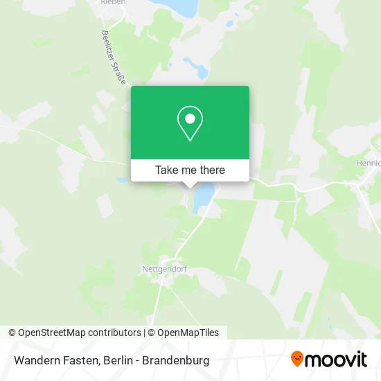 Wandern Fasten map