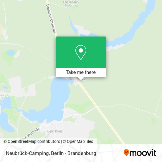 Neubrück-Camping map