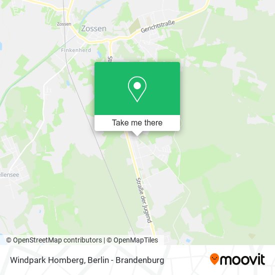 Windpark Homberg map