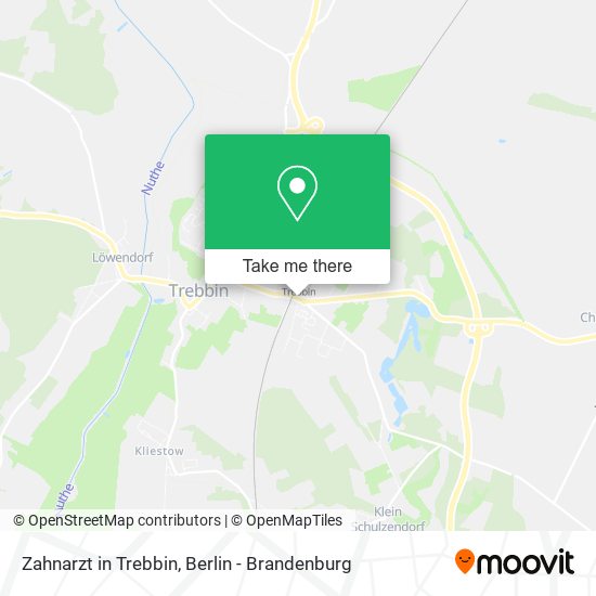 Zahnarzt in Trebbin map