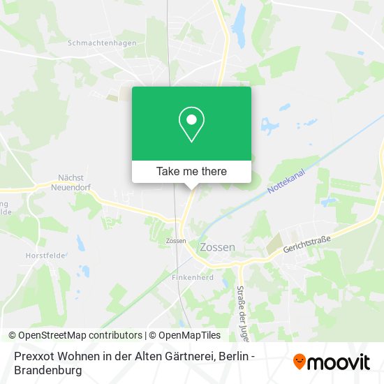 Prexxot Wohnen in der Alten Gärtnerei map