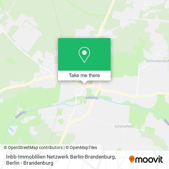 Карта Inbb-Immoblilien Netzwerk Berlin-Brandenburg