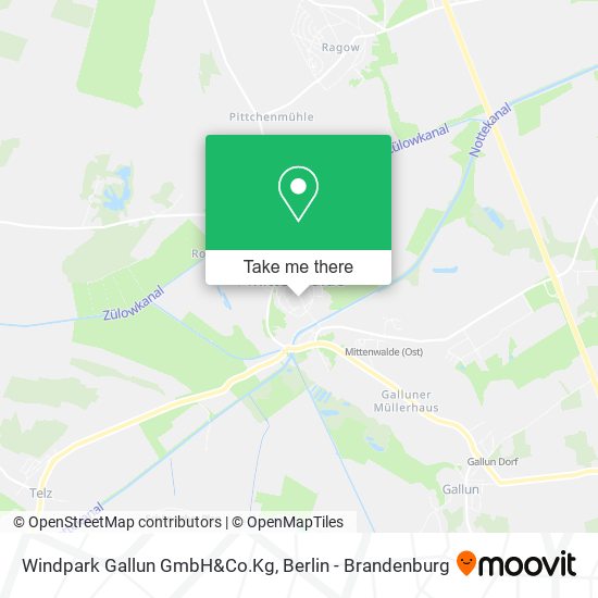 Windpark Gallun GmbH&Co.Kg map