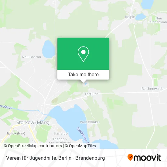 Карта Verein für Jugendhilfe