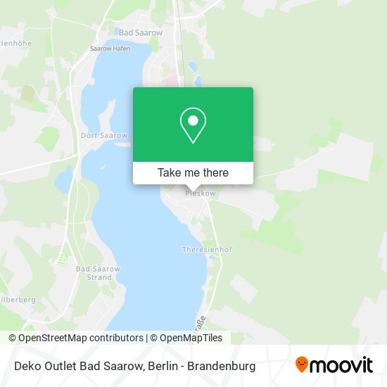 Deko Outlet Bad Saarow map