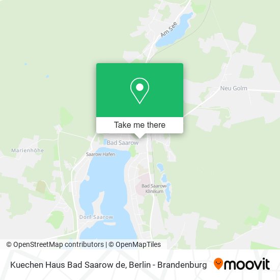 Kuechen Haus Bad Saarow de map